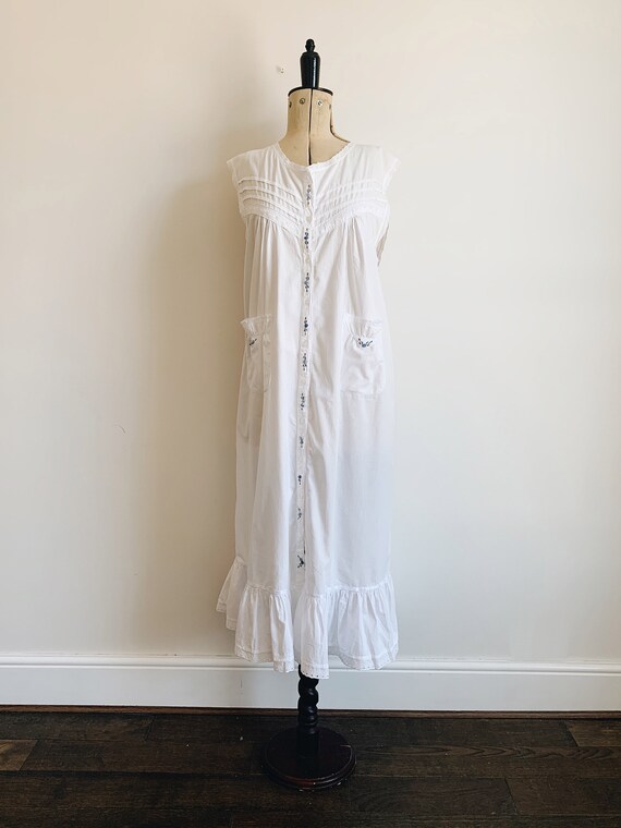 Cotton ruffle nightdress