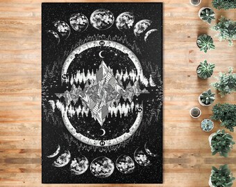 Moon Rug Etsy