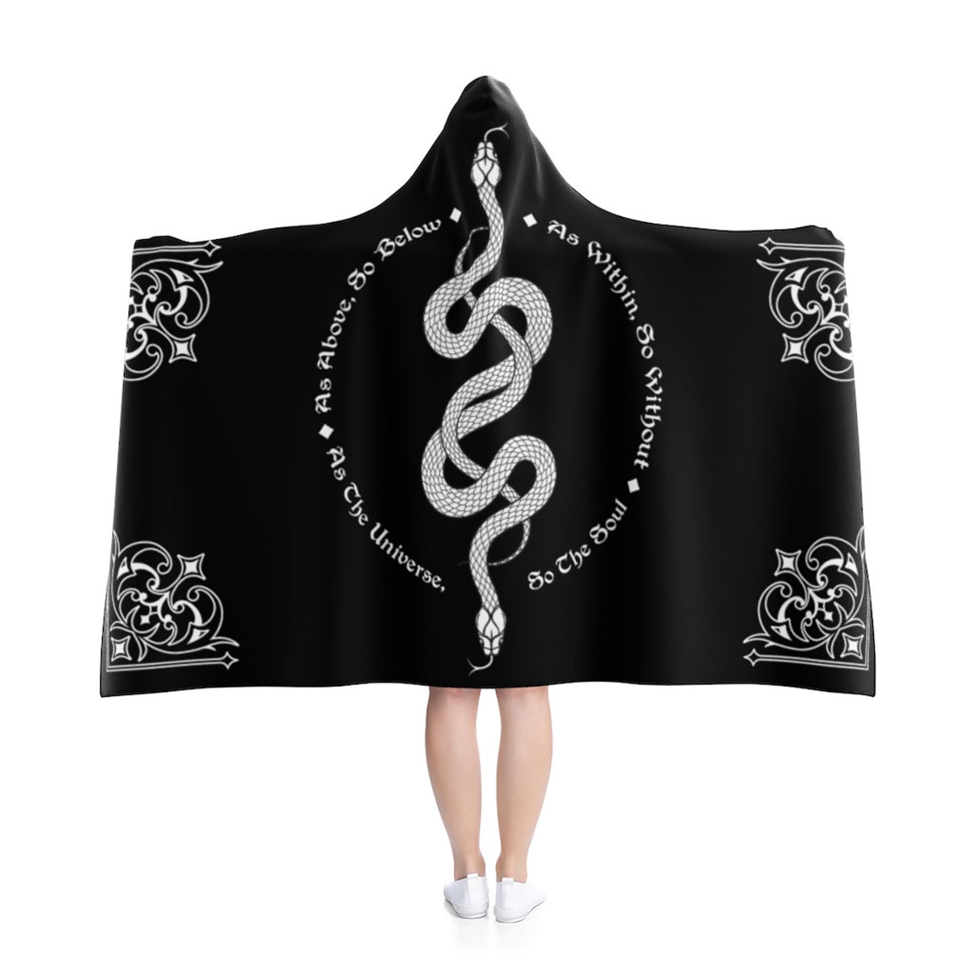 Discover Snake Hooded Blanket