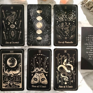 Luna Somnia Tarot Deck with Guidebook & Box 78 Cards Full | Etsy