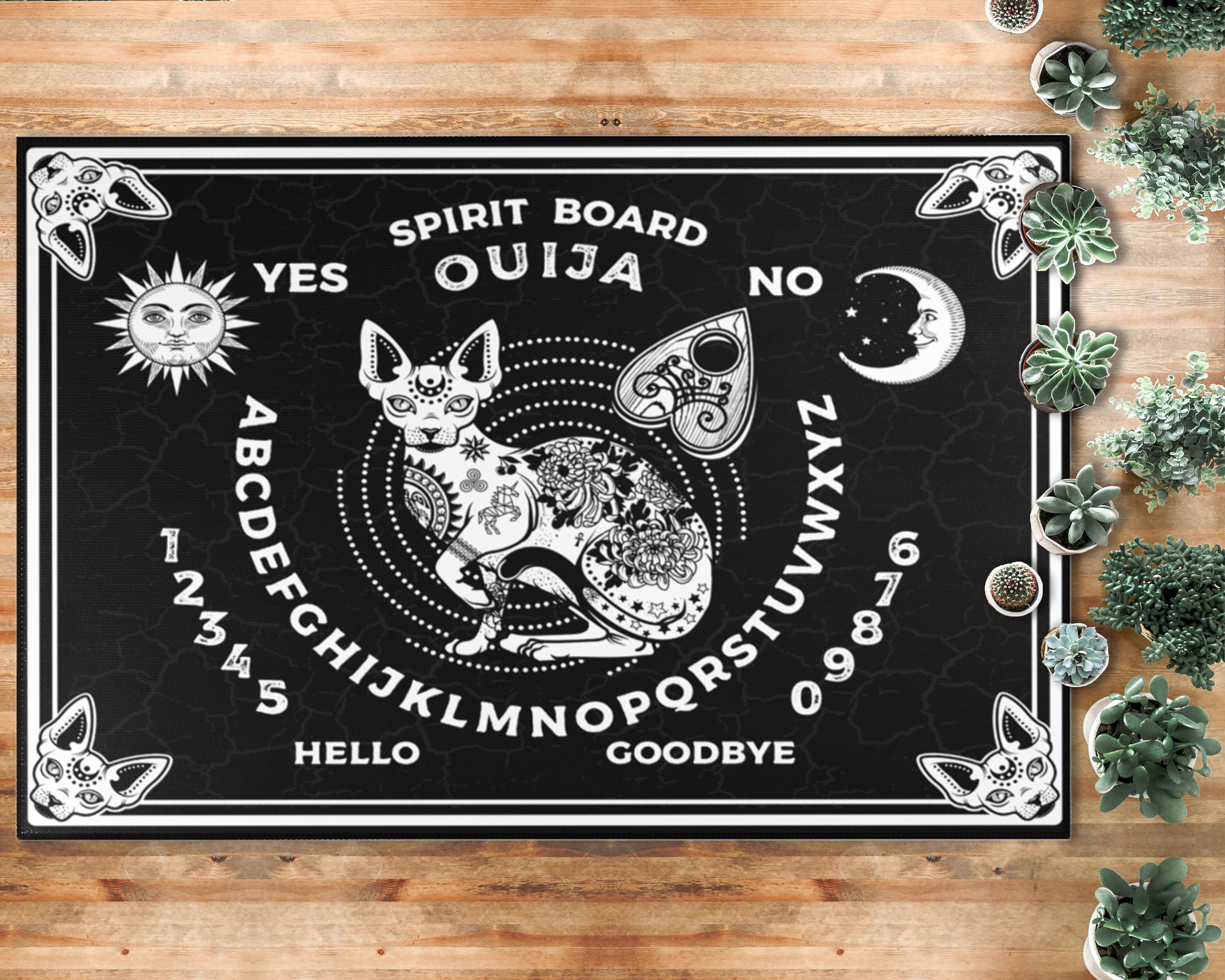 Ouija Board Spirit Magick Area Rug Carpet Gothic home decor Halloween decor Ouija Board Spirit Magick Area Rug Carpet Gothic home decor Halloween decor