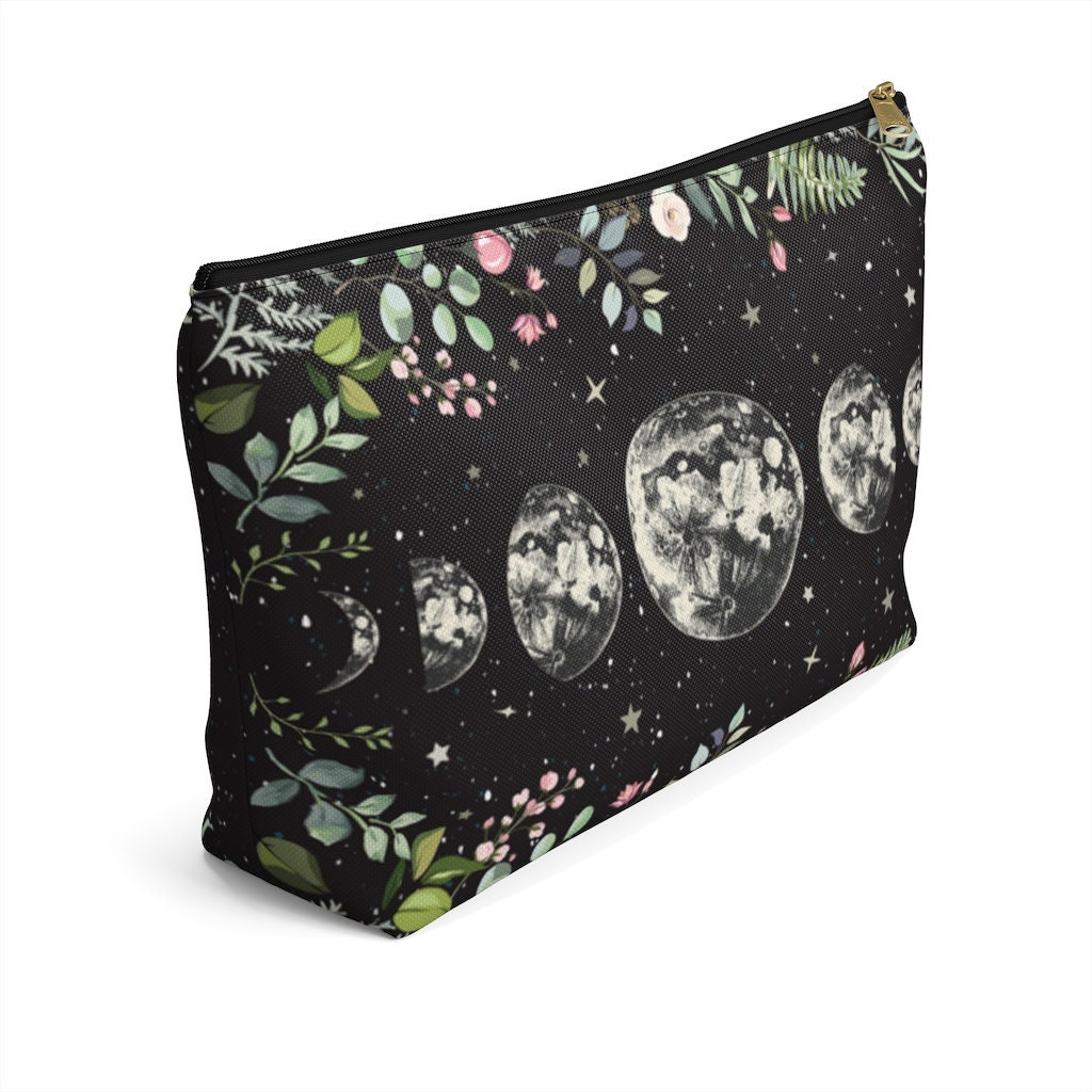Moonlit Garden Coin Purse Lunar Phases Accessory Pouch Moon Eclipse ...