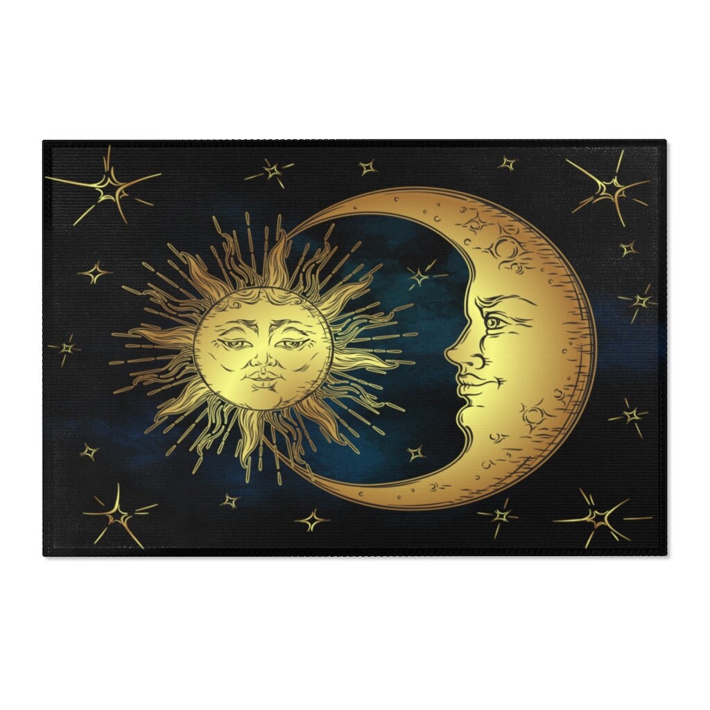 【レア】USA製 vintage ラグマット 天体柄 太陽 月 星　タペストリー il_fullxfull.2518825906_ny02.jpg