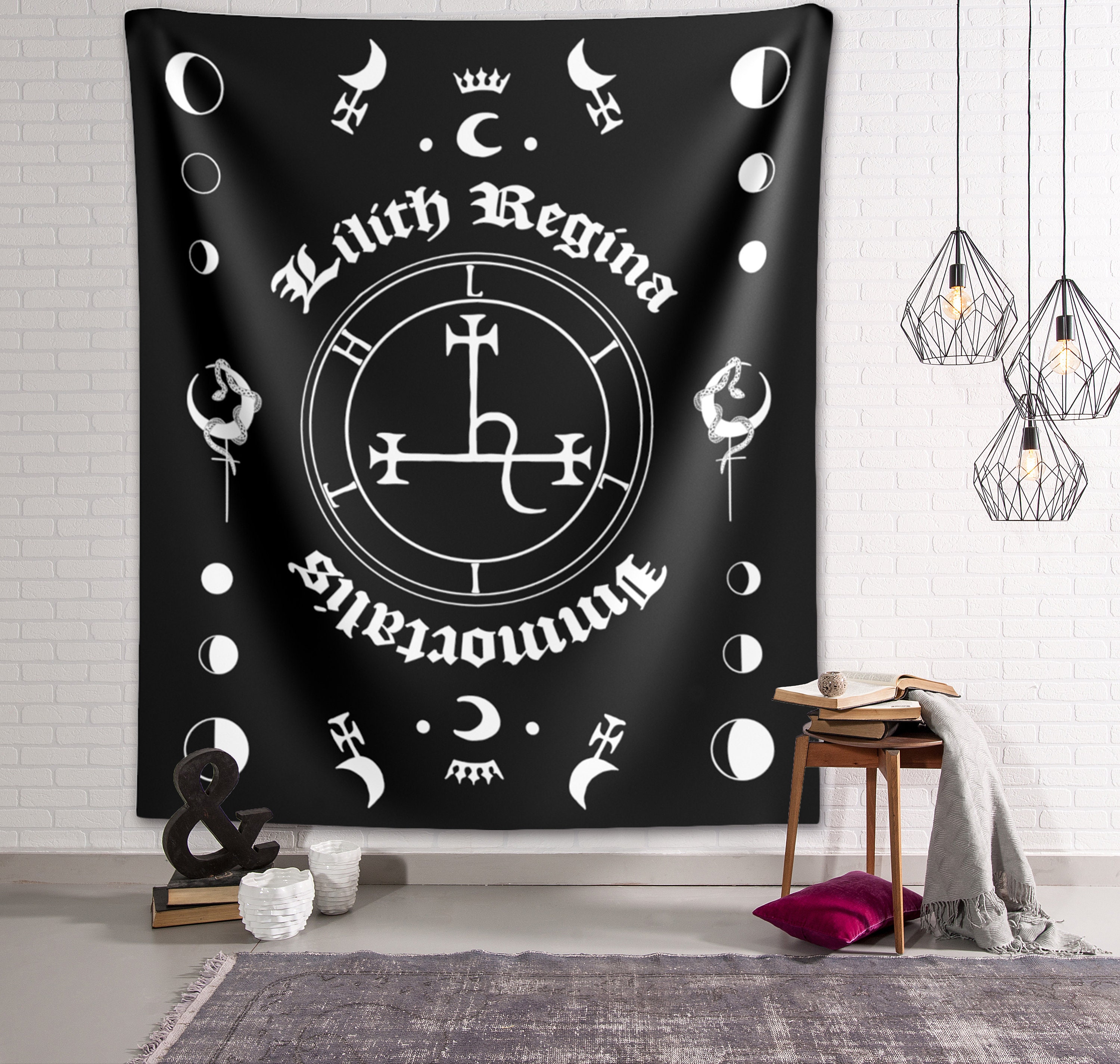 Sigil of Lilith Tapestry Regina Immortalis the Immortal Queen