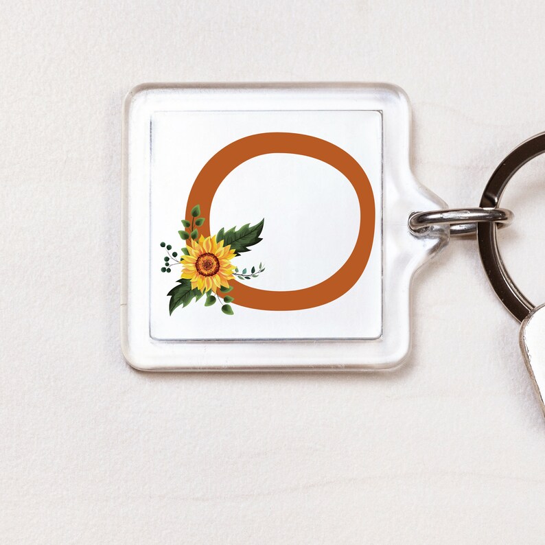 Download Instant Digital Download Sublimation Designs Floral Letter O Svg Files For Cricut Monogram Font Printable Wall Art Sunflower Svg Clip Art Art Collectibles