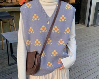 Vintage Japanese Hanten Warm Wear Vest 