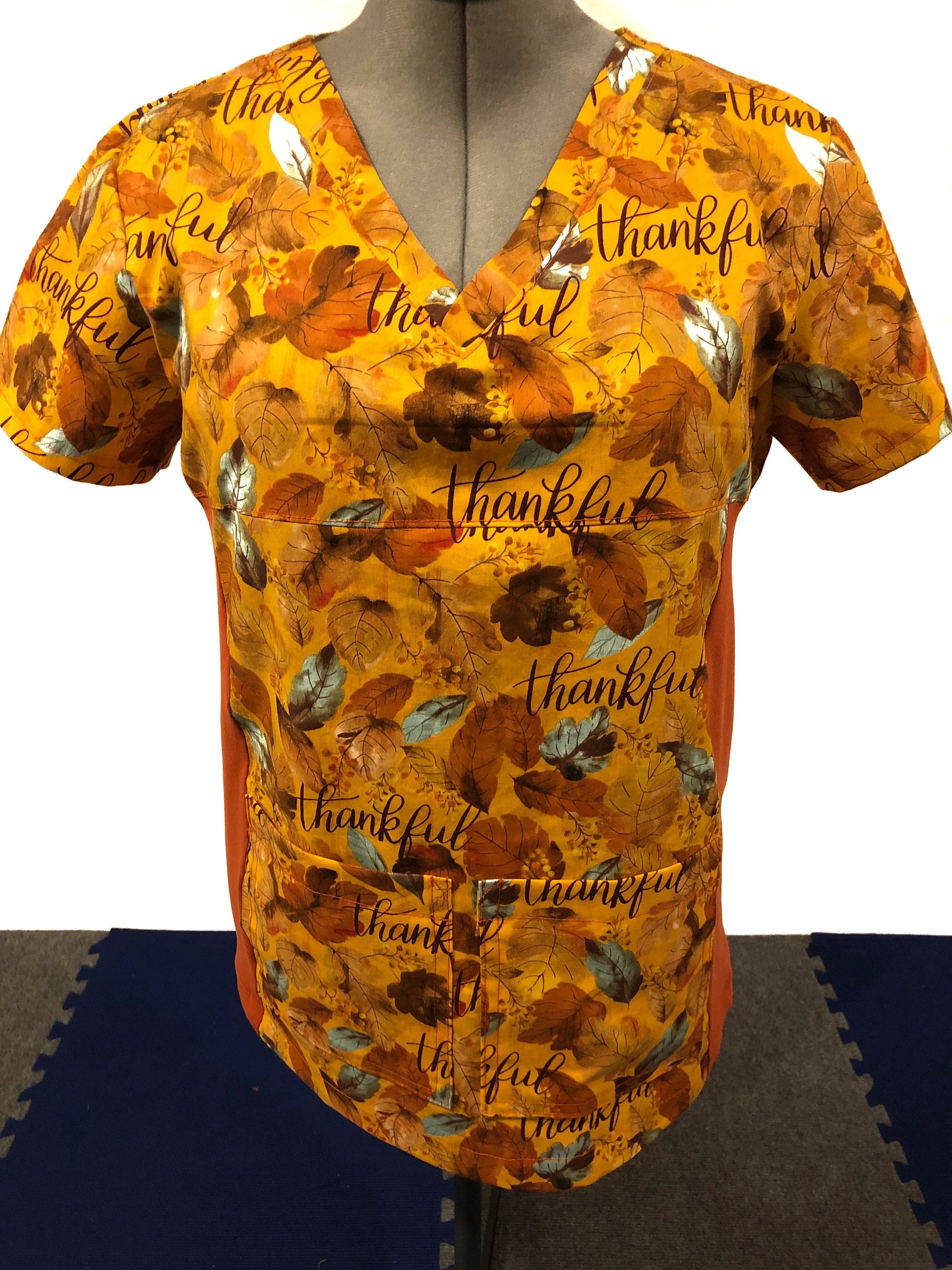 Christian Scrub Top Thanksgiving Etsy