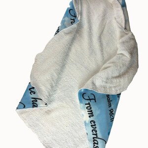 Inspirational Words Baby Towel - Psalm