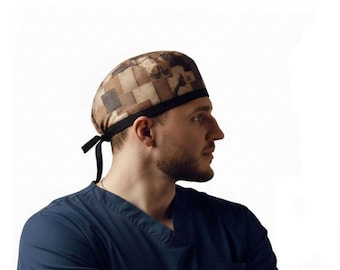 Inspirational Words Unisex Scrub Caps—Be Strong