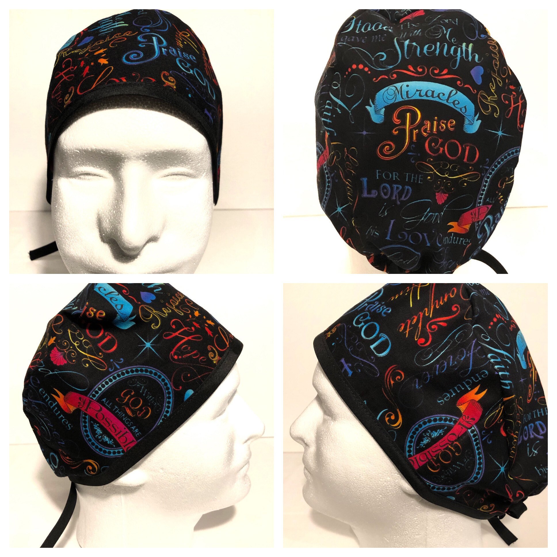 Inspirational Words Unisex Scrub Capspraise Etsy Singapore