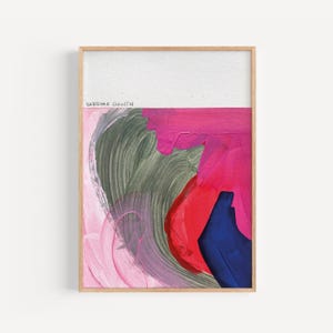Original abstract picture, painting hand painted living room, modern art, acrylic painting, colorful mural, colorful art, landscape