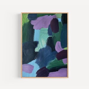 abstract painting, original painting, acrylic painting hand painted, landscape, modern art, colorful mural, colorful painting, blue, green, purple