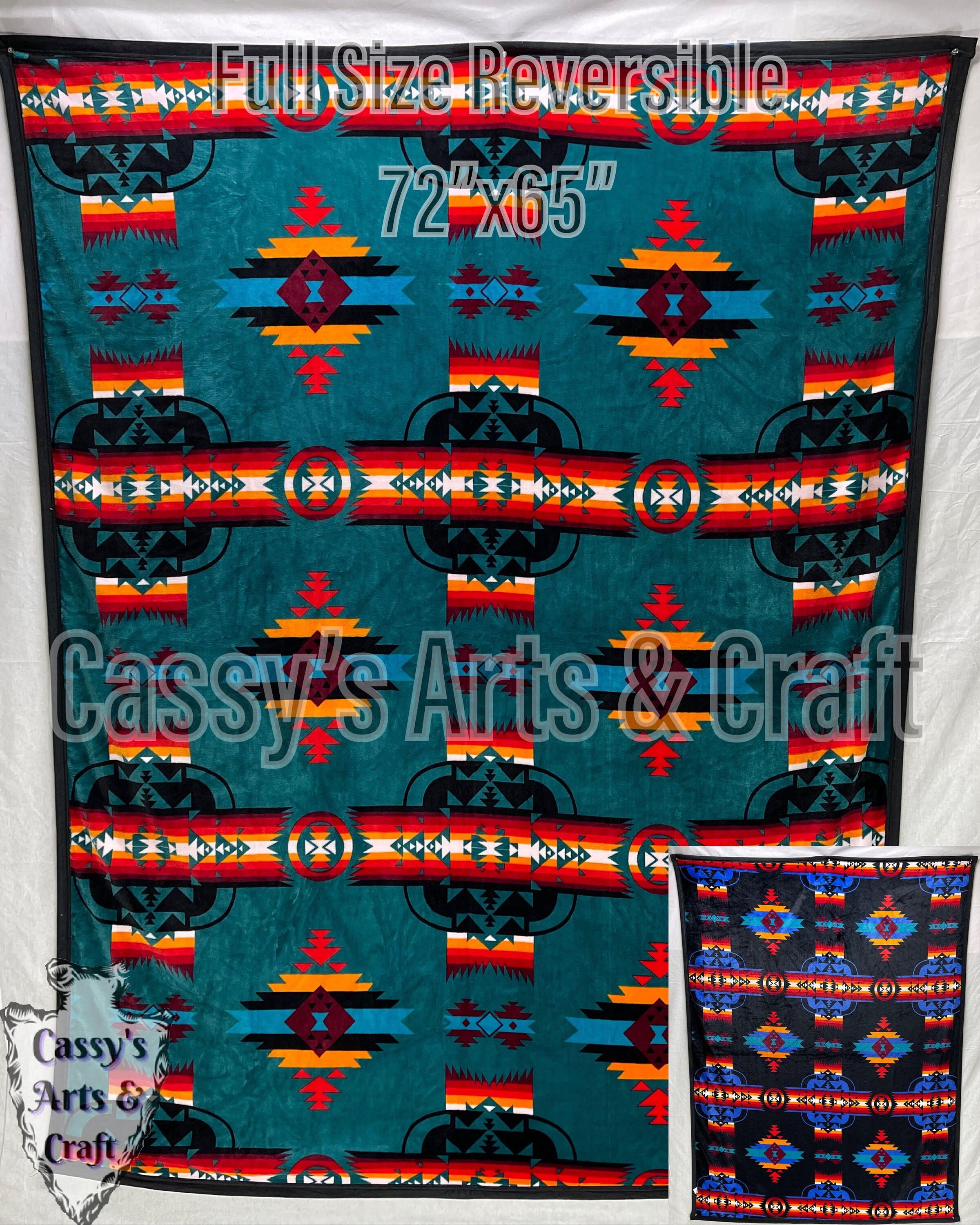 Southwest Full Size Traditional Blankets | Etsy
