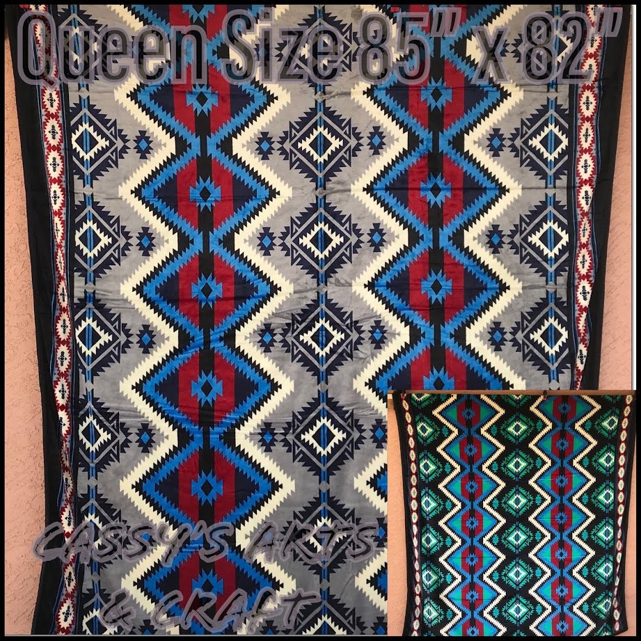 Southwest Queen Size Blankets Etsy