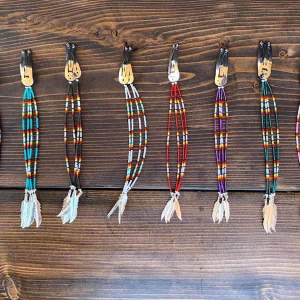 Southwest Beaded Hair Clips