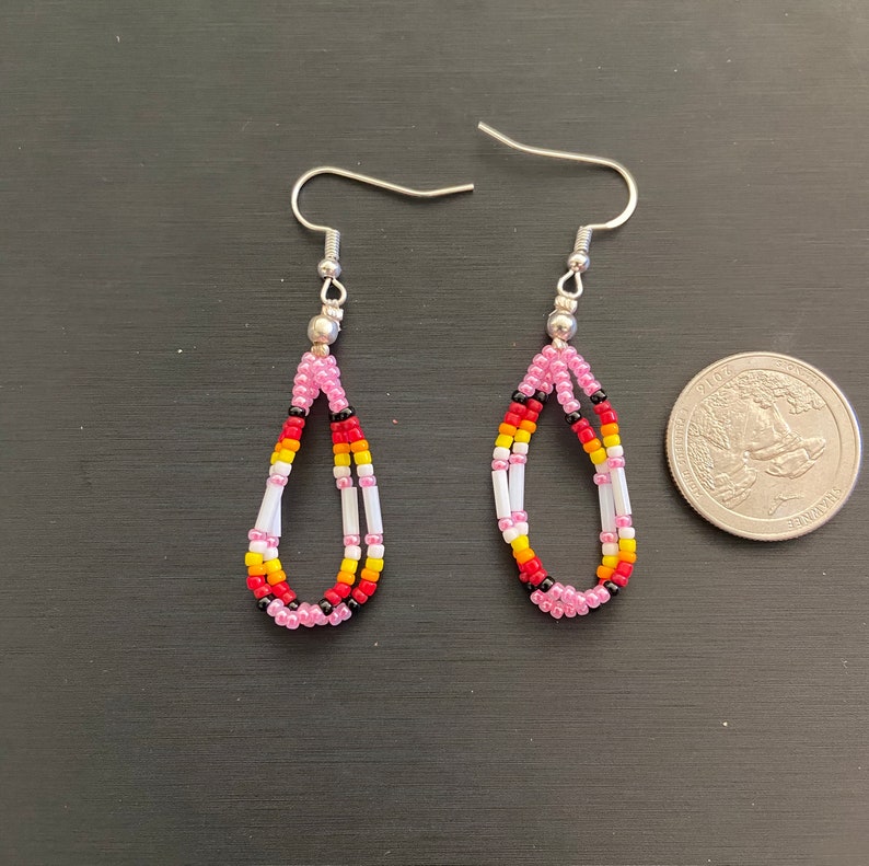 Southwest Beaded Earrings Etsy