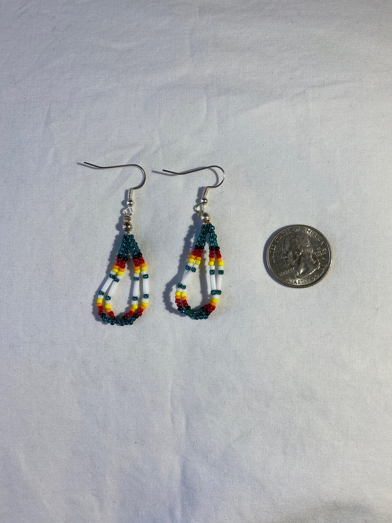 Southwest Beaded Earrings Etsy