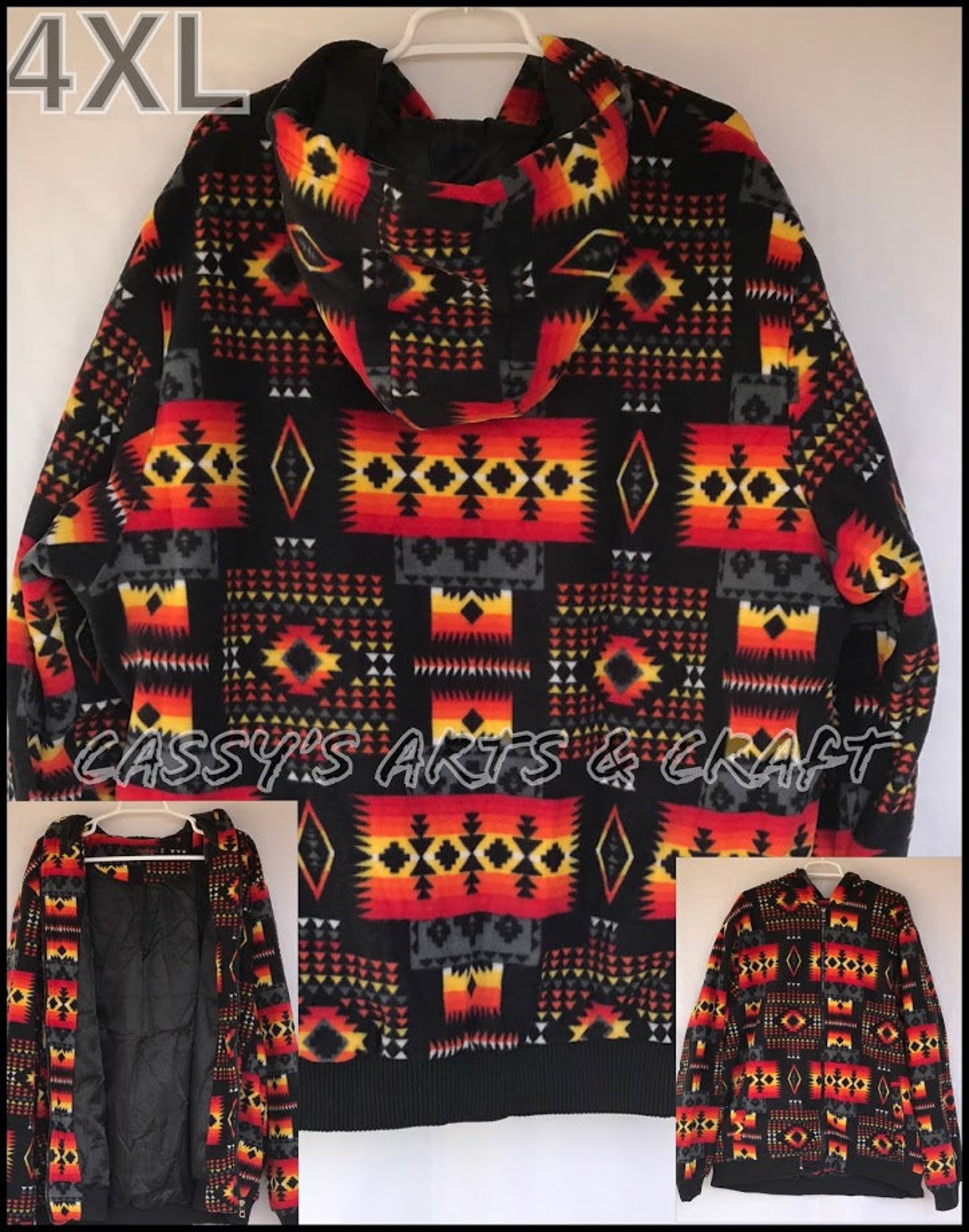 Southwest Adult Fleece Jackets Etsy