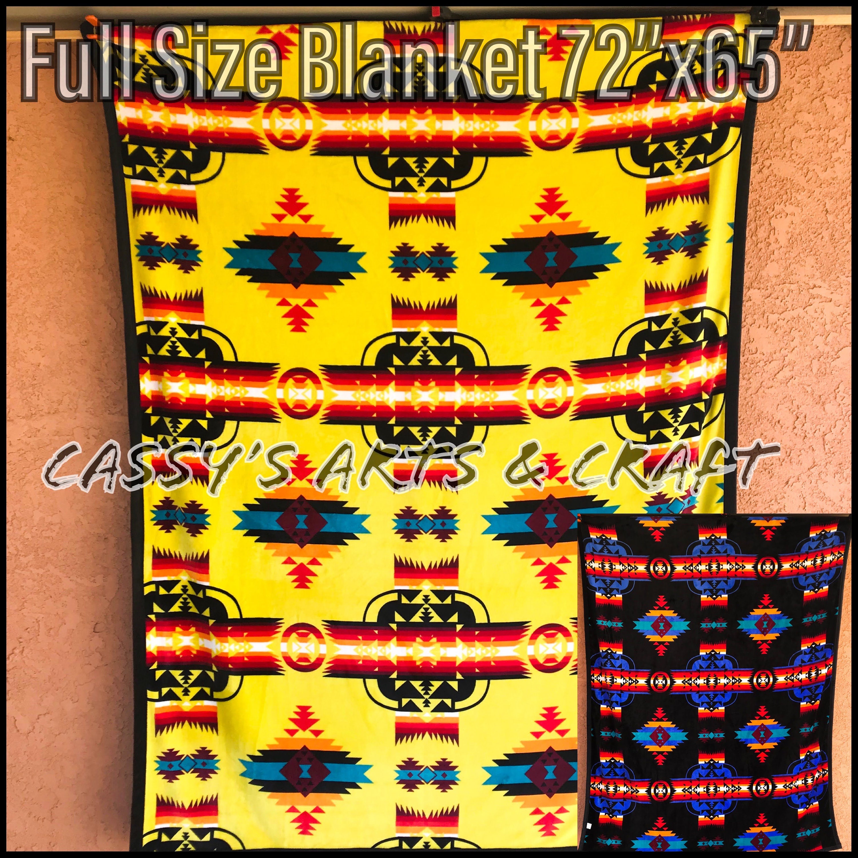 Southwest Full Size Traditional Blankets Etsy