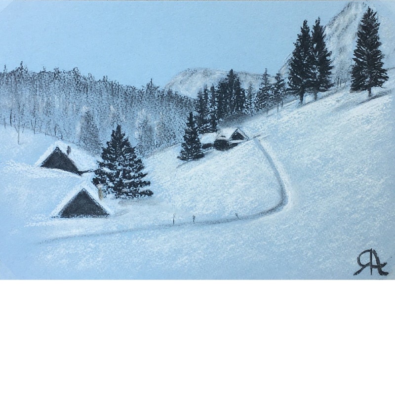 Alpine Painting - Etsy