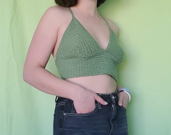 PATTERN: Crochet Criss-Cross Crop Top
