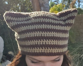 Crochet Cat Beanie