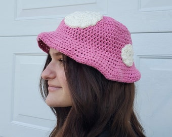 Crochet Mushroom Bucket Hat