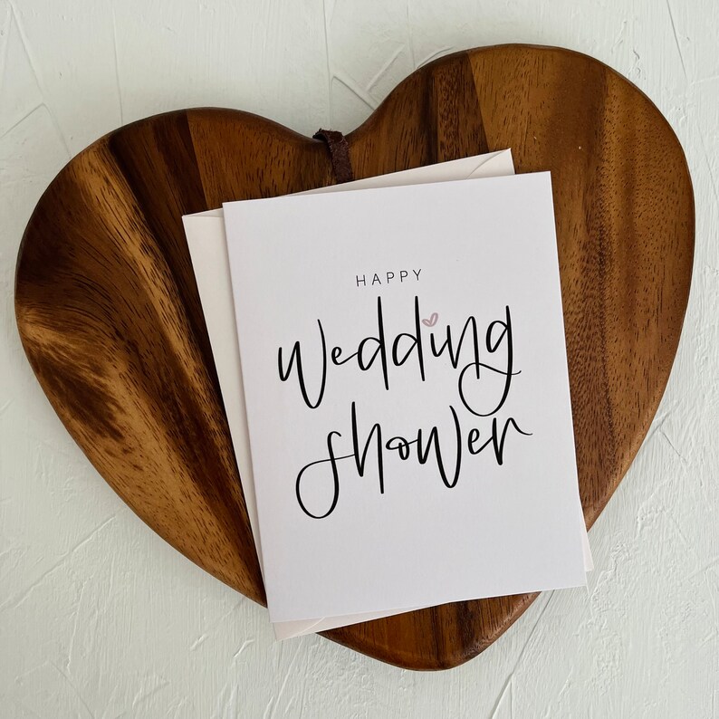 Happy Bridal Shower Card Wedding Shower Card Personalized Etsy