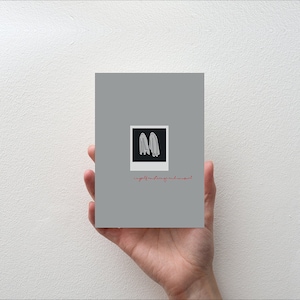 I myself am strange and unusual - Movie Quote Minimal Greetings Card