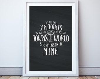 All The Gin Joints Etsy