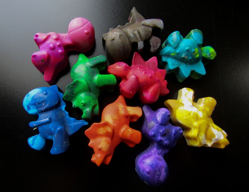 Dinosaur Crayons in the Uk Dinosaur Crayons Kids Dinosaur Etsy UK