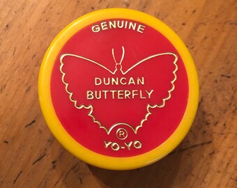 vintage genuine duncan butterfly yoyo