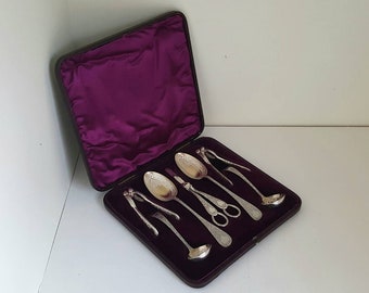 Art Deco Alex Clark & Co Welbeck Silver Plate and Ivorine Fish