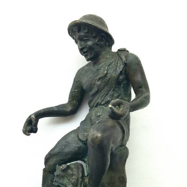 19th Century 'Grand Tour' type bronze, after the Roman bronze antiquity of Casa della Fontana Piccolo, excavated at Pompeii 1823.