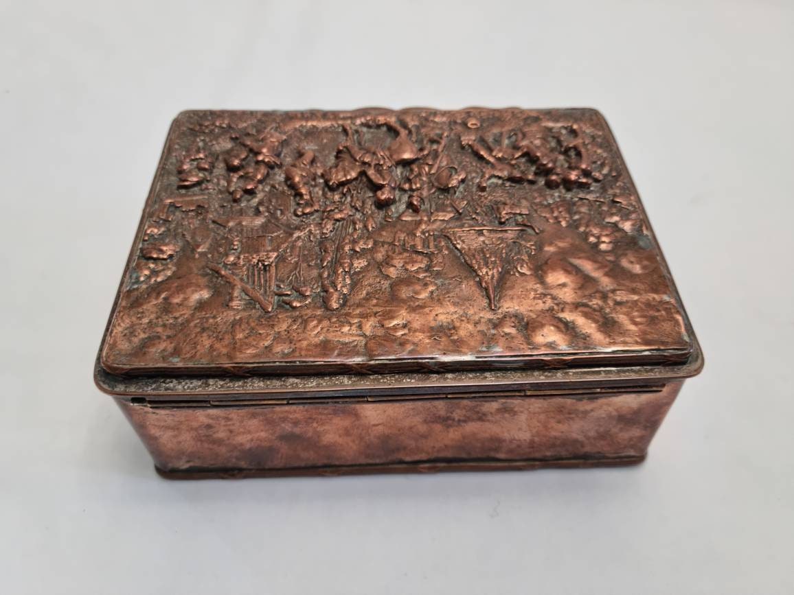 Antique Copper Box - a Fine Mid to Late 19th Century Heavy