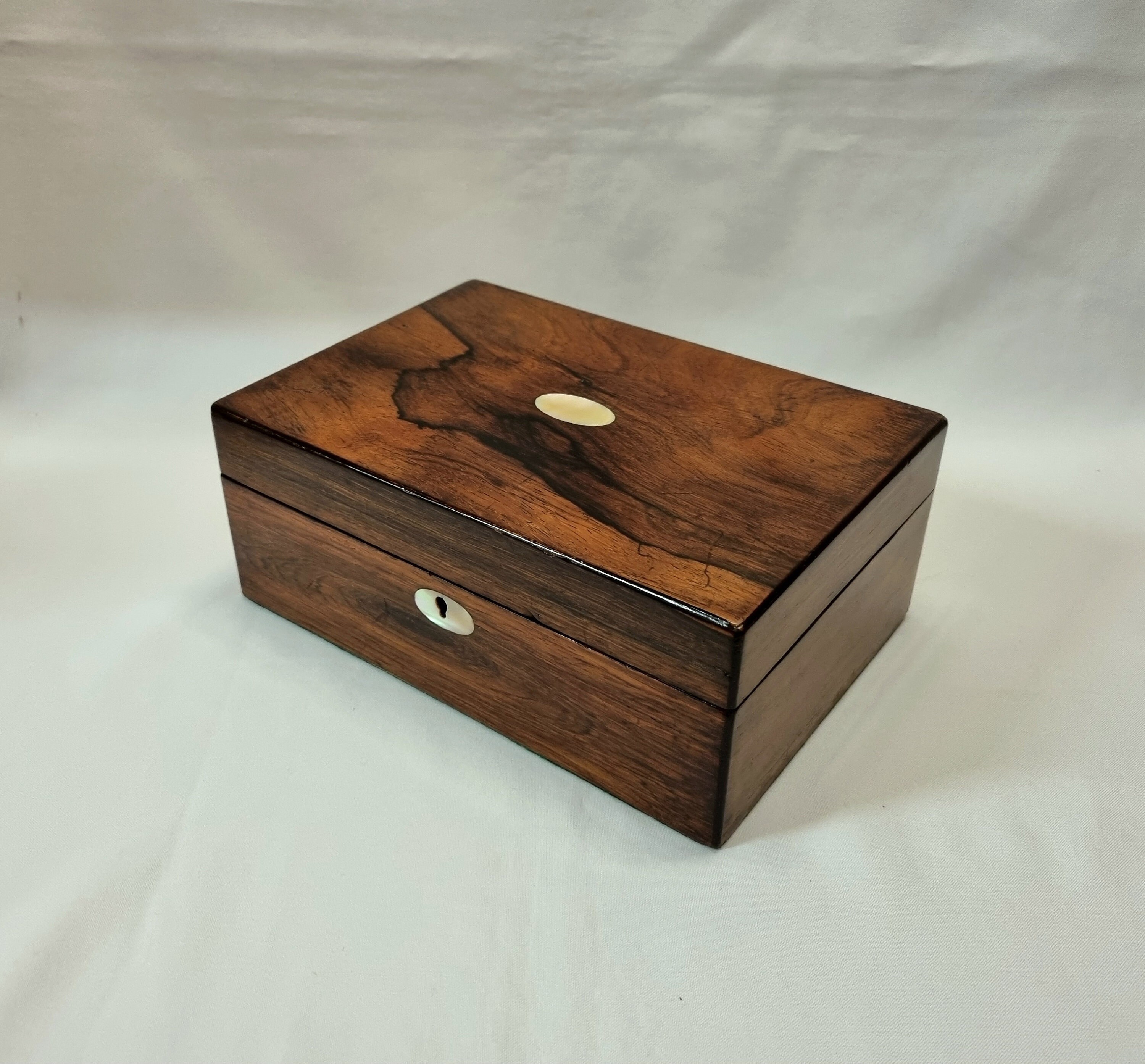 Keepsake Box Made From Burr Rosewood Keepsake Box Made From Burr Rosewood
