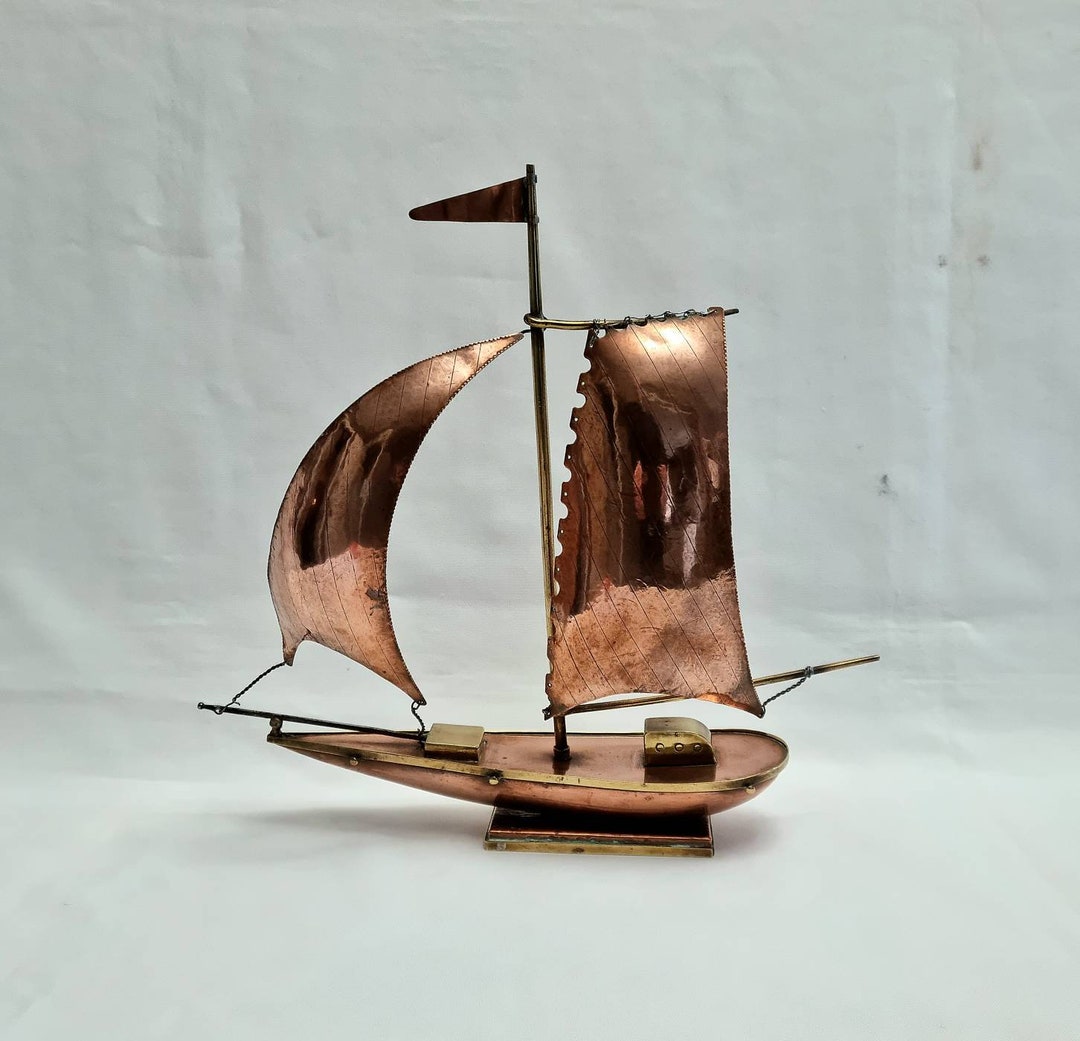 etsy vintage sailboat model
