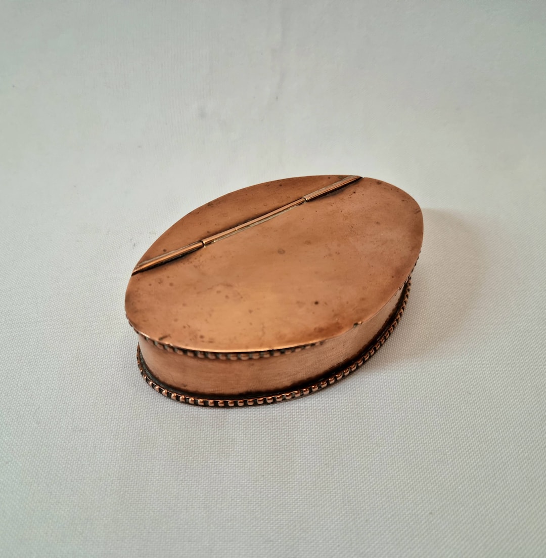 Copper Snuff Box a Mid 19th Century Victorian Copper Snuff Etsy