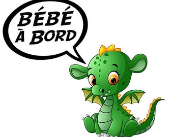 Baby Dragon On Board Etsy Baby Dragon On Board Etsy