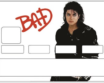 MICHAEL JACKSON Stickers King of Pop~THRILLER~Bad~Vinyl Waterproof Decals B MICHAEL JACKSON Stickers King of Pop~THRILLER~Bad~Vinyl Waterproof Decals B