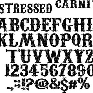 CARNAVAL ANGUSTIADO SVG, Carnival Alphabet Svg , Circus Font Svg , Arte Digital
