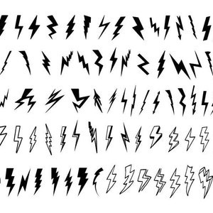 Lightning Bolt SVG, Flash svg, Lightning Cut File, Electric Bolt, Lightning Cricut , Lightning Clipart, Lightning Bolt Vector, Thunder Svg