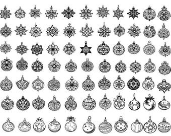 Christmas Ball Ornament SVG, Christmas svg,  Christmas Vector, Elegant Christmas Ornament Svg, Christmas Clipart, Christmas Cut Files