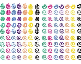 ROLLED FLOWER SVG, Paper Flower Svg, Rolled Flowers Cricut , Rolled Flowers Clipart , Paper flower template svg,