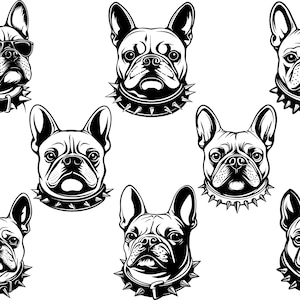 Bulldogge geschnitten Datei, Französische Bulldogge, Französische Bulldogge geschnitten Dateien für Cricut, Französische Bulldogge