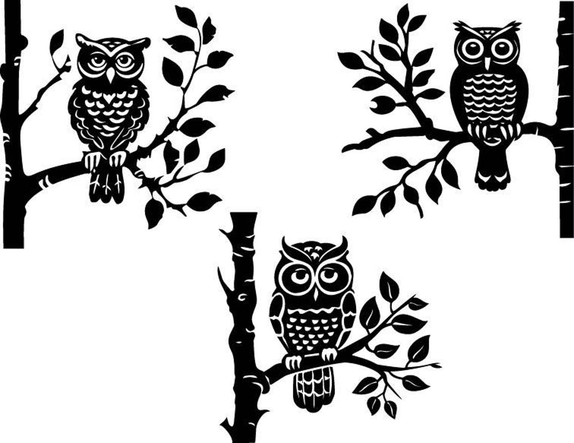 Owl Svg Bundle, Owl Clipart, Cute Owl Svg, Owl Cut Files for Cricut ...