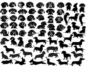 Dachshund SVG Bundle, Dachshund Png Bundle, Dachshund Clipart, Dachshund Cut Files For Cricut , Dachshund Silhouette