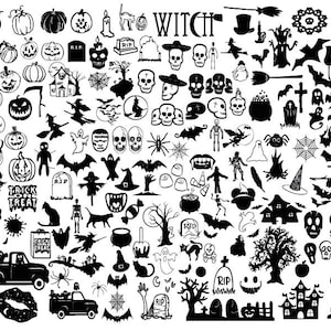 HALLOWEEN BUNDLE SVG , Halloween Svg , Halloween Clipart , Halloween Files for Cricut , Instant Download