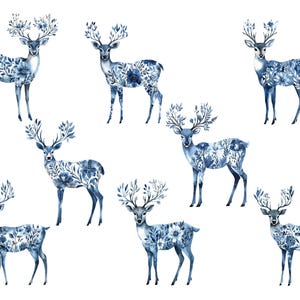 Clipart di cervi popolari scandinavi, Clipart di cervi acquerellati, Clipart di cervi png, Clipart di renne, Clipart di cervi scandinavi png