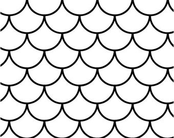 Mermaid Scales Svg , Fish Scales Svg , Clipart , Mermaid Pattern , Fichiers pour Cricut , Art numérique , Téléchargement instantané